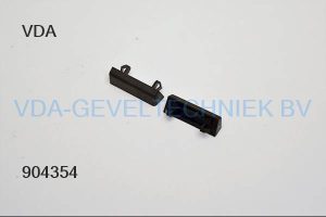 waterkapje zwart L39 H12 -32 (prijs per stuk, minimale afname 10 stuks)