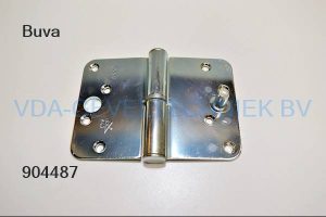 Buva paumelle scharnier 89x125 met dievenklauw