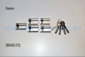 Iseo gelijksluitende halve cilinders 10x40