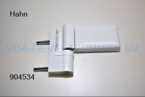 Dr. Hahn scharnier KT-EV  opdek 15-20MM K207GV004 RAL9016