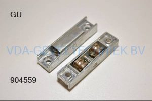 GU dubbele loopwieltjes 65mm