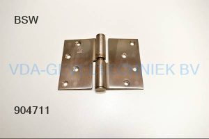 BSW scharnier rvs 90x51
