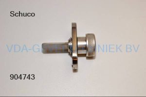 Schuco draaiknop aluminium 210859
