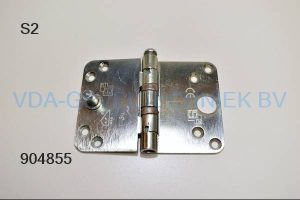 S2 scharnier met dievenklauw 90x56mm