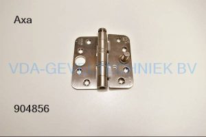 Axa scharnier rvs afgerond met dievenklauw 88x35x3