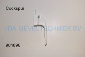 Cockspur raamboom/raamkruk 657-21WH wit neushoogte