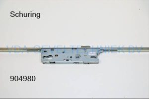 Schuring meerpuntssluiting krukbediend  Drn 35  / 92 / 8 /  F24 x 2100 mm  RVS 2 x haak