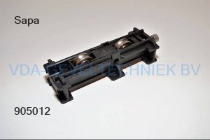 Sapa alu Schuifpui loopwielen dubbel (Uitlopend artikel)