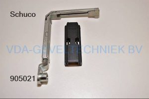 Schuco hoekoverbrenging boven aluminium