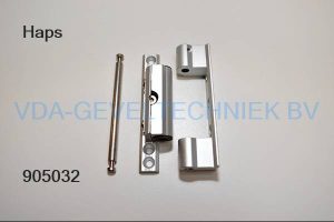 Haps blokscharnier 01 4648-00-01 met stiftzekering 94 mm verstelbaar