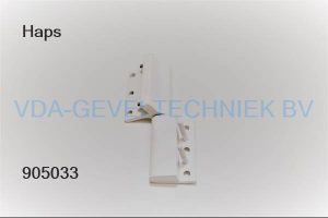 Haps scharnier 2-delig wit Links