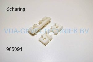 Schuring balkondeursnapper wit 7,5mm (Schnäpper)