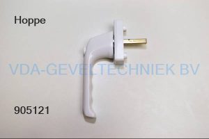 Hoppe raamgreep/raamkruk 7x40 stift met drukknop RAL9016