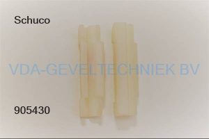 KS-halter F6,2-nute 203107 (wit plastic