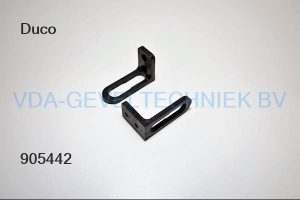 Duco stanggeleider 45x28mm zwart 1244