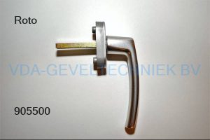 Roto raamkruk/raamgreep zilver 55mm 7mm