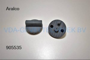 Draairooster/ventilatie onderdelen 40mm cilinderdoppen t.b.v.