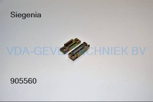 Siegenia kiepsluitplaat 0608 vekaplast