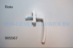 Roto raamkruk/raamgreep wit 9016 stift 7x35mm 35