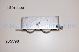 La Croisée loopwielen voor schuifraam dubbel 120 x 18 mm Max 100KG