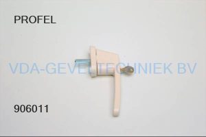 Profel Raamkruk Ral 9001 Afsluitbaar Type Lambda. Stift 7x30mm
