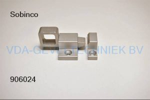SOBINCO knipslot/raamknip+sluitstuk aluminium 15,5