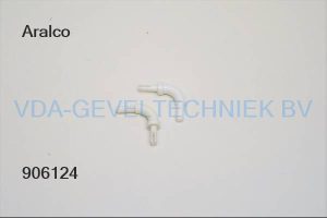 Aralco bocht los 19mm wit