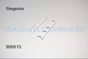 Siegenia afdekkap EL RAL9003