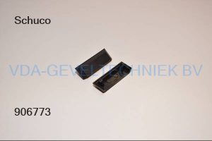 Schuco afwaterkapje zwart 208694 (prijs per stuk, minimale afname 10 stuks)