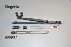 Siegenia ALU-RB schaar set tbv rondboog. LM-RB/SF