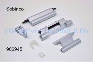 Sobinco alu klemscharnier kadergroef