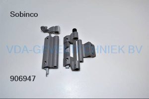 Sobinco alu klemscharnier kadergroef