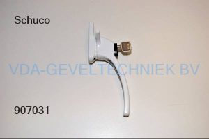 Cockspur afsluitbare hefboom neushoogt 12mm rechts WIT