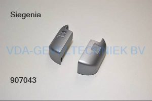 Siegenia afdekkapen zilver Li/Re