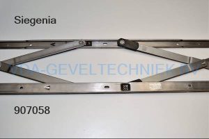 Siegenia parallelschaar RVS 940x22mm
