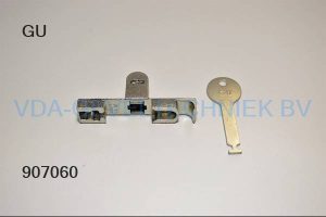 GU draaiblokkering met sleutel  8-00772-00-0-1 8-00771-00-0-1