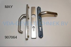 Deurkruk langschild BI/BU op rechtschild (uitlopend artikel)