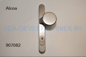 Alcoa knop/duwer BU met kerntrekbeveiliging langschild ovaal PC92