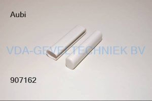 Aubi afdekkap onderscharnier wit mat T-EB