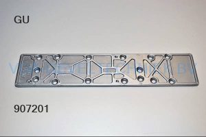 GU montageplaat t.b.v. deurdranger