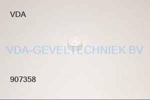 VDA Stootdop  stootbuffer dop los rubber ,dopmaat 22 x 10 mm , gatmaat 4 mm  Ral 9001