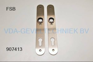 FSB RVS (set) langschild 240x35mm