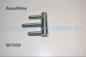 Herkula/Anuba inboor scharnier 3-delig staal-verzinkt