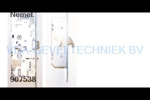 Nemef meerpuntssluiting Senior paniekslot Doornmaat 65/72/8/F20 1950 mm afgerond Links 2x haak geen nachtschoot electrische signalerings functie DR.1