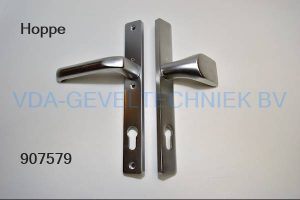 Hoppe  voordeurschild knop/duwer/ kruk