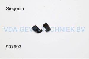 Siegenia Alu Druckstuck foutdraaiblokkering 13MM Links