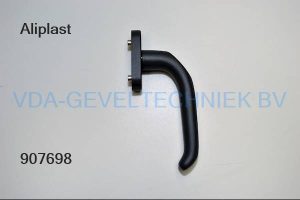 Aliplast raamgreep kruk RAL7016 mat 8 mm zonder stift