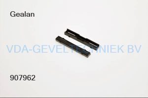 Gealan beglazingsblok Zwart 356370