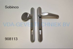 Sobinco deurkruk/deurduwer BI/BU langschild