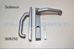 Sobinco deurkruk set langschild BI/BU PZ92  200x26